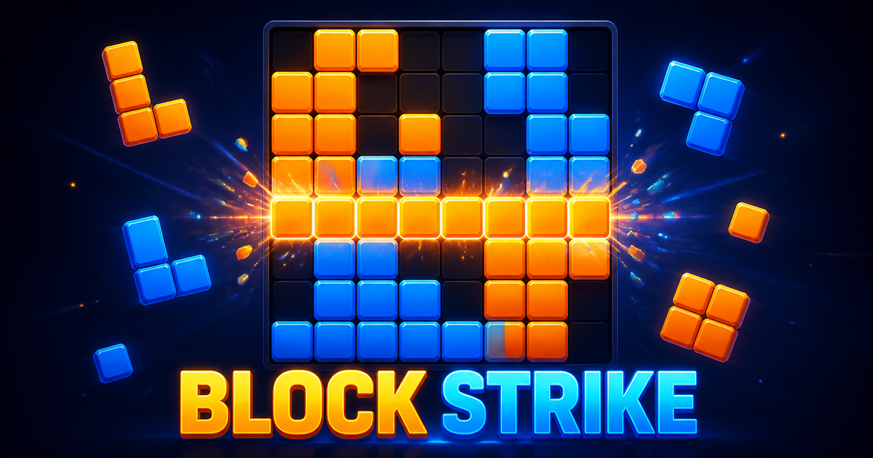 Block Strike puzzle game